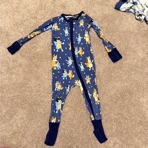 Little Sleepies Bluey print 6-12 months